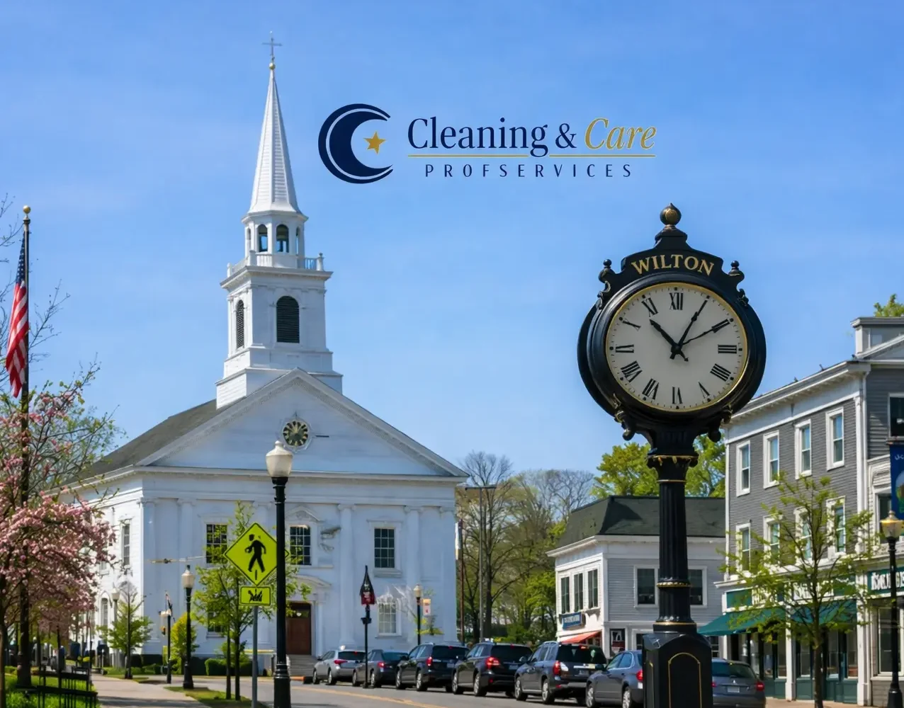Cleaning services in Wilton, CT - Wilton Center on Route 7