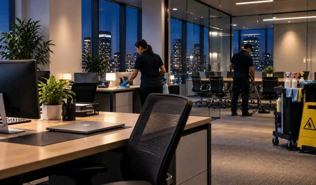 After-hours office cleaning: benefits for businesses