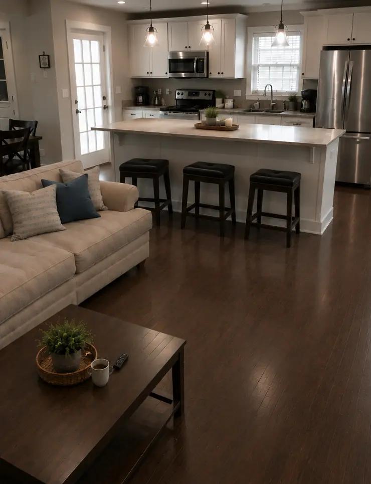House after cleaning