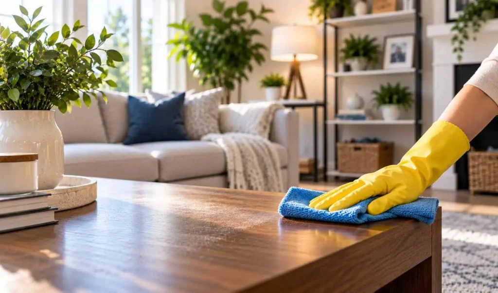 How regular cleaning helps control household dust