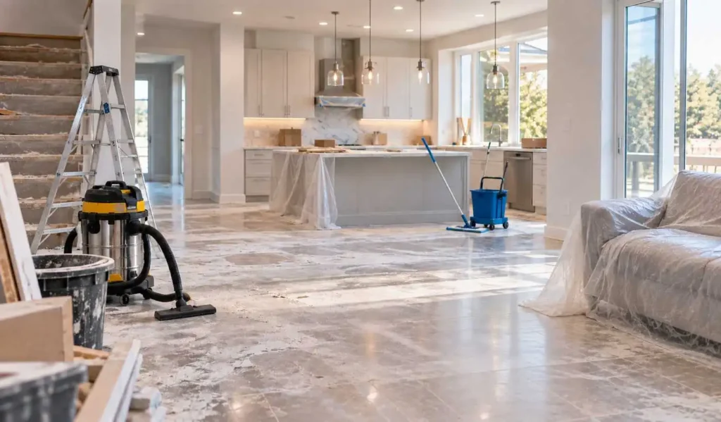 How to clean a house after renovation or remodeling?