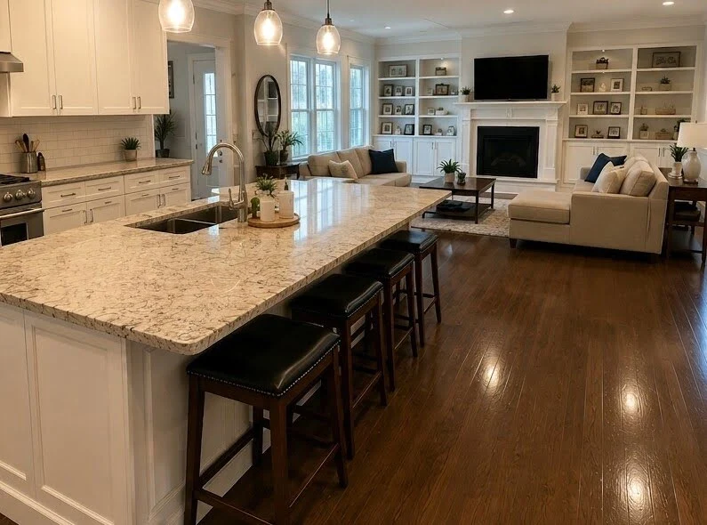 Kitchen cleaning after