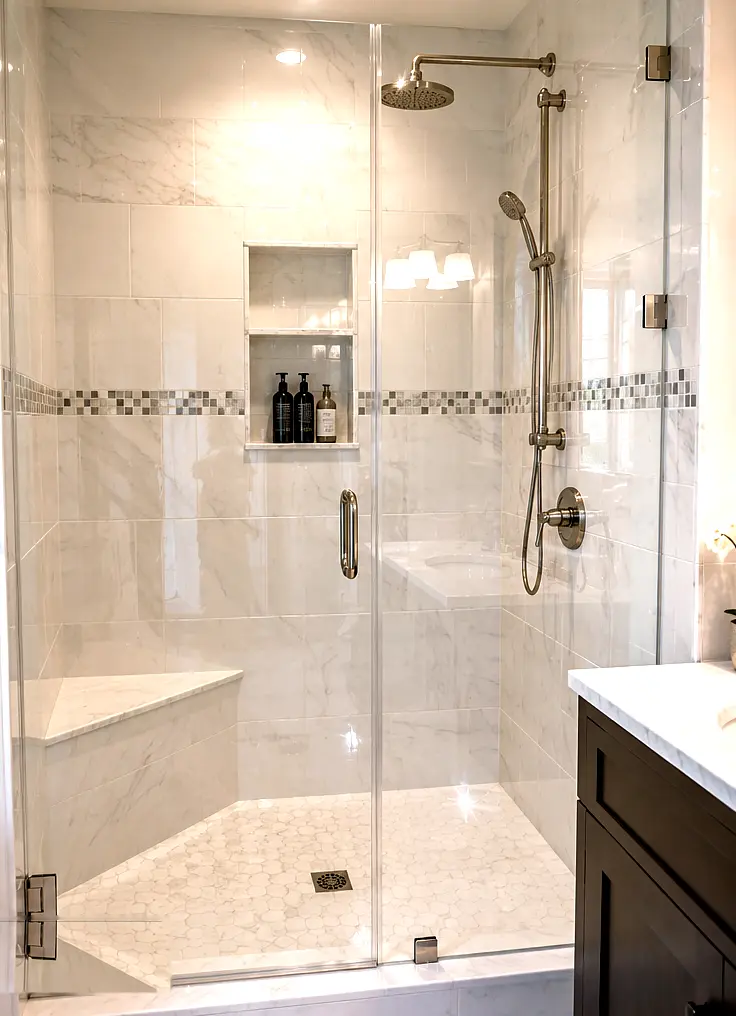 shower after cleaning